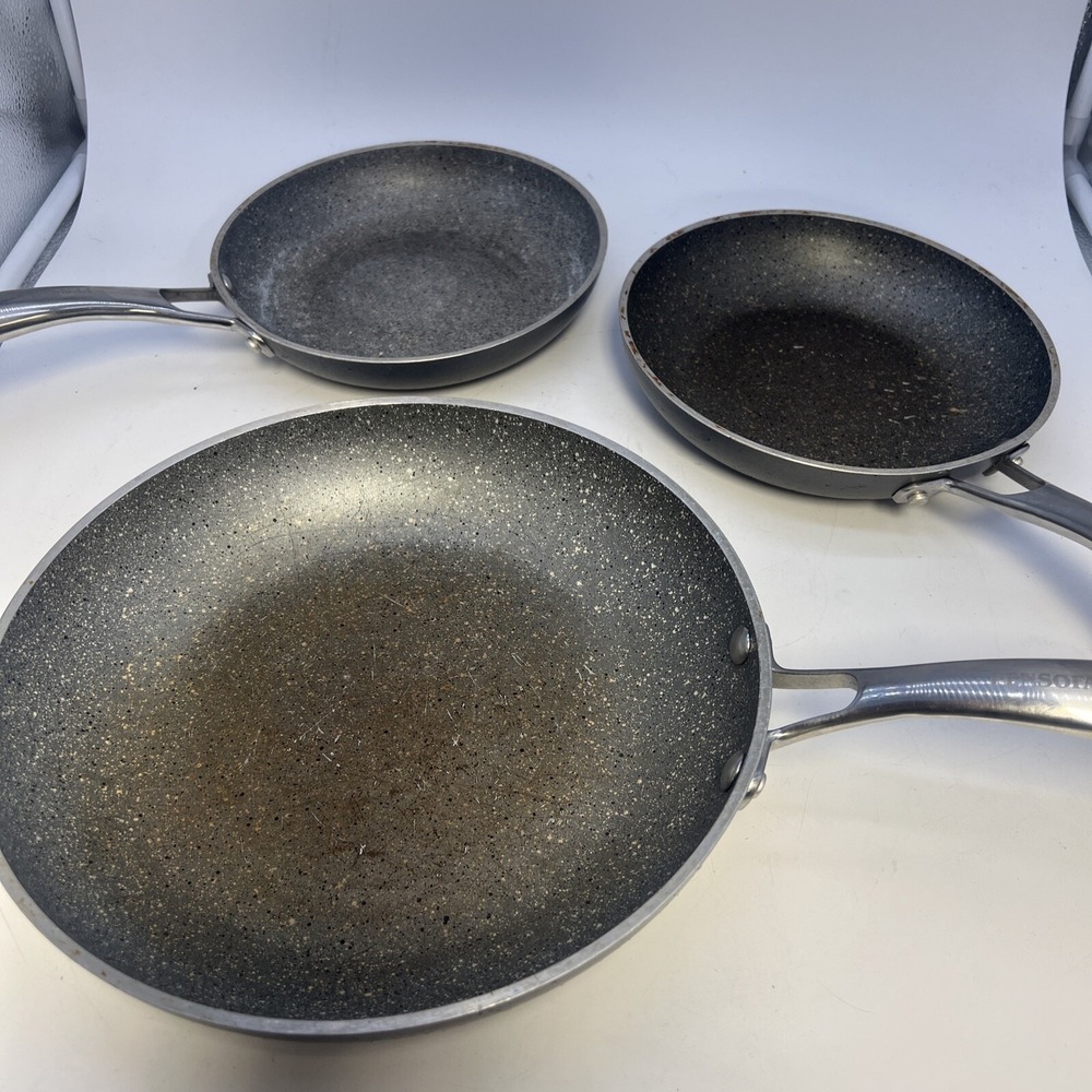 Set Of 3 Pensofal Invictum Frying Pans 10.5", 8" and 8"